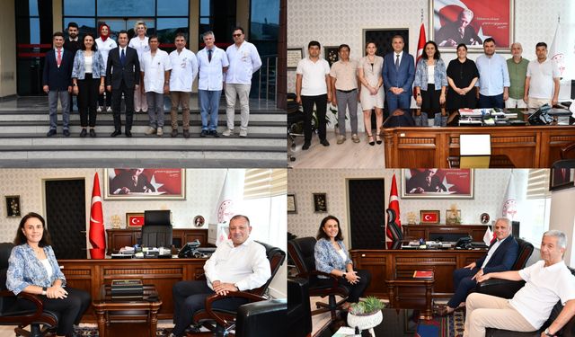 Prof. Dr. Banu Karakuş Yılmaz'a "Hayırlı Olsun" ziyaretleri