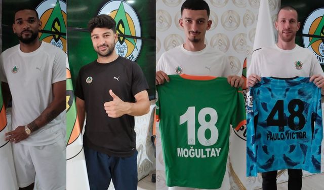 Alanyaspor'un yeni transferleri tanıtıldı