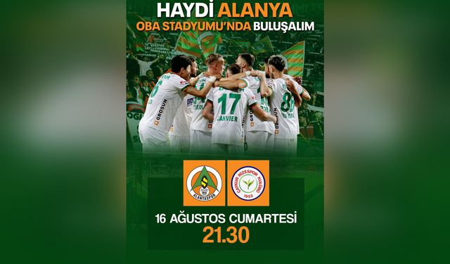 Alanyaspor'a moral ve destek: Düdük Atilla Karaoğlan’da