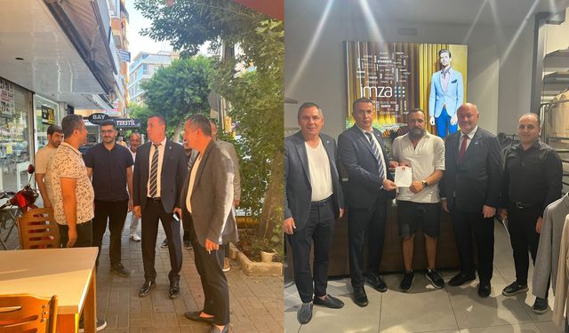 Yeniden Refah Partisi, Alanya’da esnafın yanında