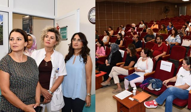 Alanya’da yenidoğan eğitimi ve poliklinik incelemesi