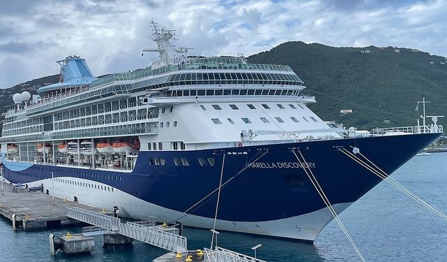 İngiliz turistler denizden geldi: Marella Discovery 2 Alanya'da