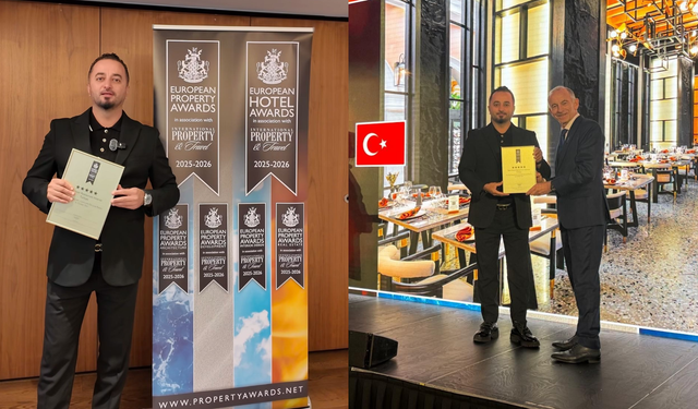 Alanya’nın gururu Cüneyt Darı’ya bir ödül daha!