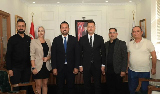 AESOB Başkan Adayı Nizam'dan Kaymakam Öztürk'e ziyaret