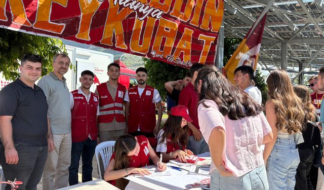 Genç Kızılay Alanya'dan ALKÜ'de iyilik çağrısı