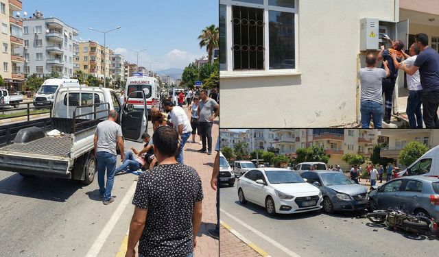 Alanya'da hafta sonu alarmı: Kamyonet kasası, asfalt ve elektrik sayacı kabusa döndü!