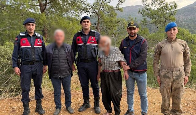 Komşuda kaybolan dede sağ olarak bulundu
