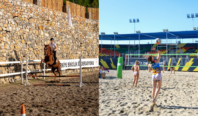Alanya’da binicilik ve plaj voleybolunda tarihi başarılar