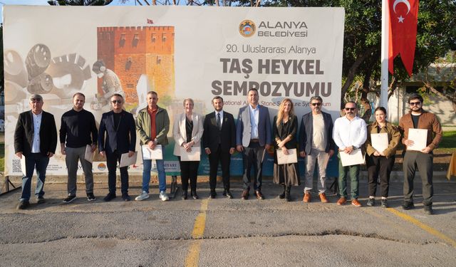 Alanya Taş Heykel Sempozyumu tamamlandı