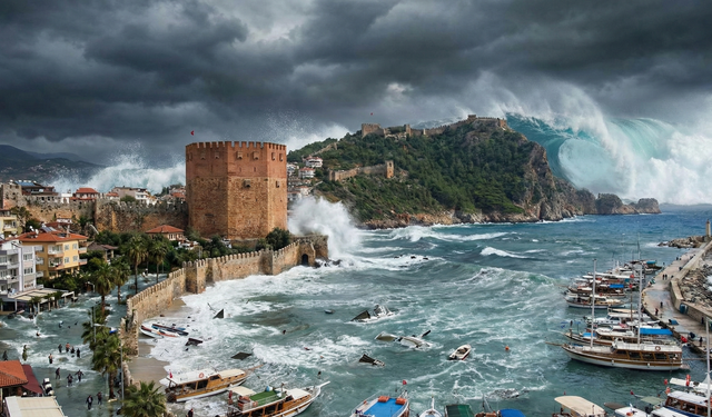 Alanya'ya korkutan uyarı: Girit Depremi sonrası tsunami riski yüksek!
