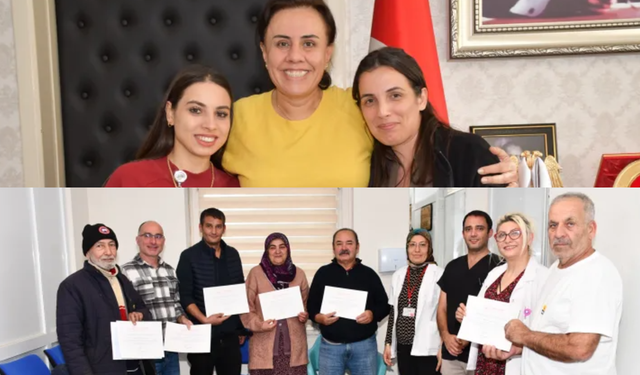 Alanya EAH’de hem başarı belgesi hem de eğitim heyecanı