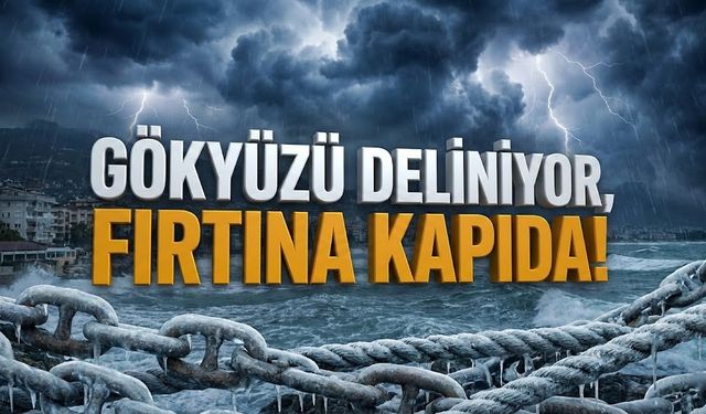 Alanya’da gökyüzü deliniyor! Bu sefer "Turuncu" alarm verildi
