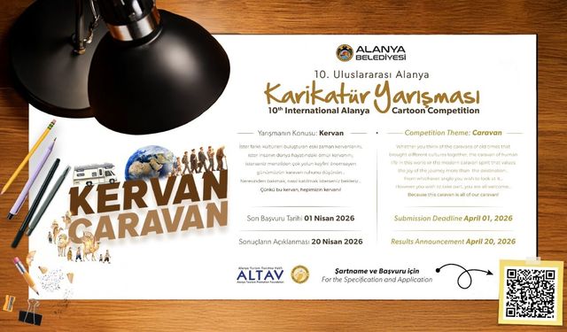Alanya Karikatür Yarışması’na başvurular sürüyor