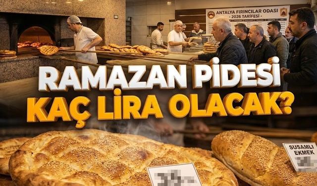 Alanya çok merak ediyor! Ramazan pidesi kaç lira olacak?