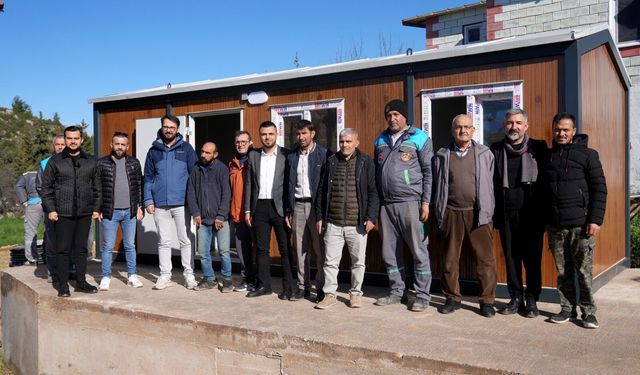 İhtiyaç sahibi vatandaşa konteyner ev desteği