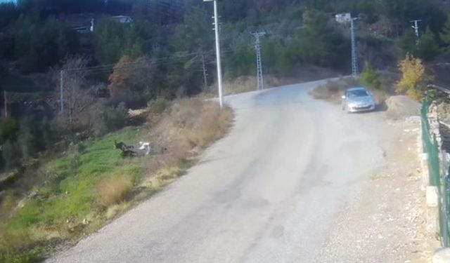 Bir yanda kovalamaca, diğer yanda kaza!