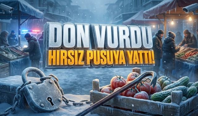 Alanya’da tarım alarm veriyor: Don vurdu, hırsız pusuya yattı!