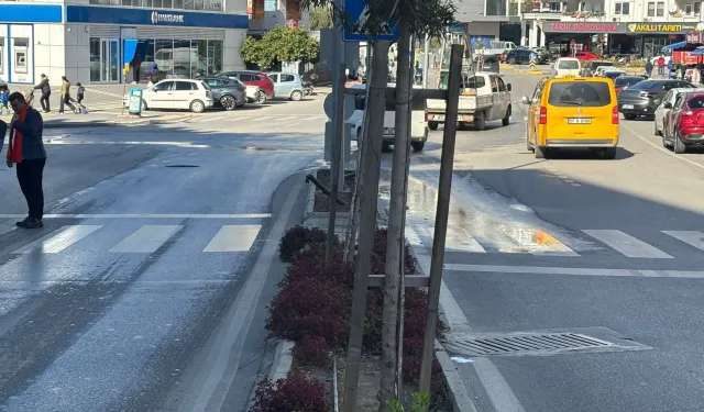 Alanya’nın göbeğindeki su israfına tepki