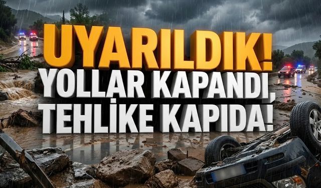 Alanya’ya "Kırmızı" uyarı! Heyelan nöbeti, kuvvetli yağış…