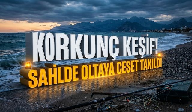 Korkunç keşif! Sahilde oltaya c*set takıldı