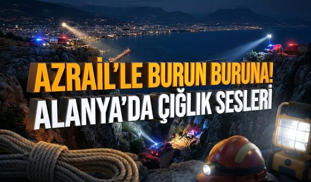 Alanya’da uçurumda can pazarı: Kayalıklarda nefes kesen kurtarma