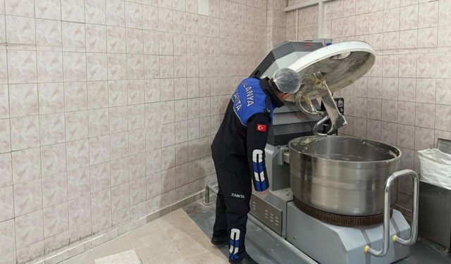 Alanya zabıtası, fırın ve kasapları mercek altına aldı