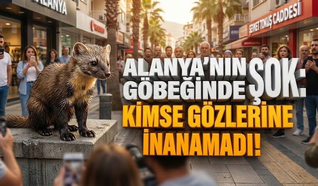 Alanya’nın göbeğinde şok görüntü: Kimse gözlerine inanamadı!