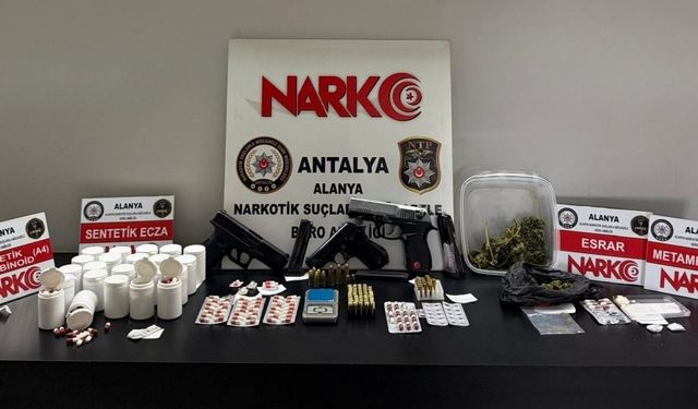 Alanya’da narkotik fırtınası: Sokaklar zehir tacirlerinden temizlendi