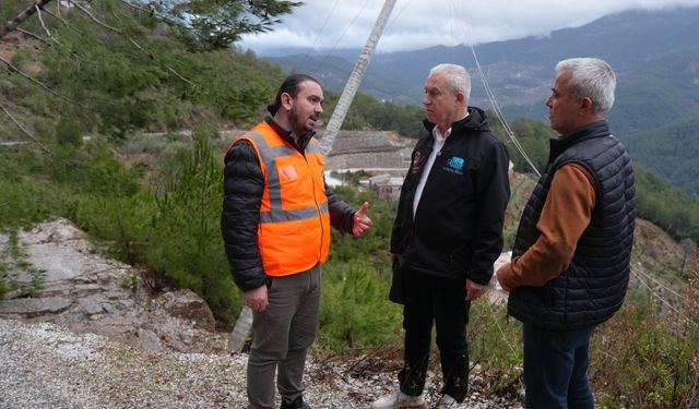 Başkan Osman Tarık Özçelik'ten hasar tespiti