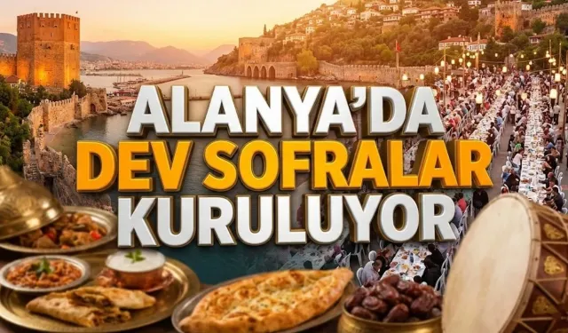 Alanya’da bir ay, bu üç nokta dolup taşacak!