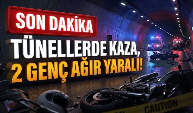 SON DAKİKA! Dim Tüneli'nde can pazarı: 2 genç ağır yaralı!