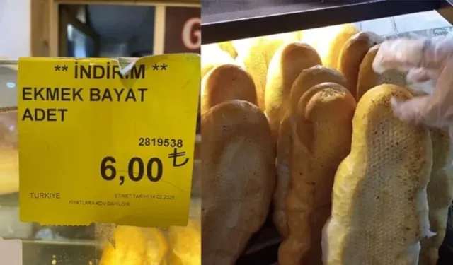 "Bayat ekmek" kuyruğu: 6 liraya alıcı bekliyor