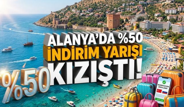 Alanya otellerinden dev hamle: Fiyatlar yarı yarıya düştü!