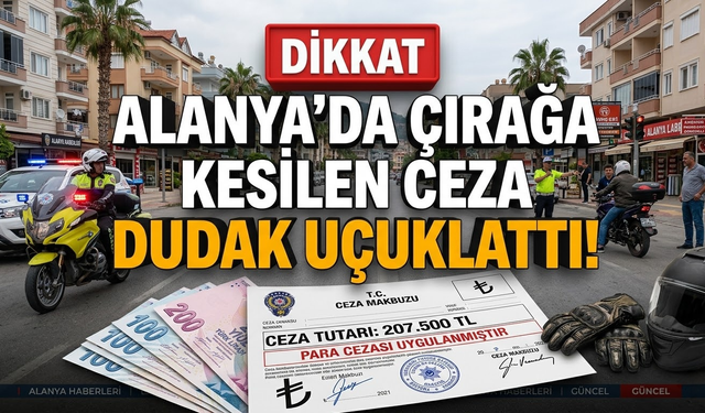 Alanya’da çırağa ceza: "Motoru satsan bu kadar etmez!"
