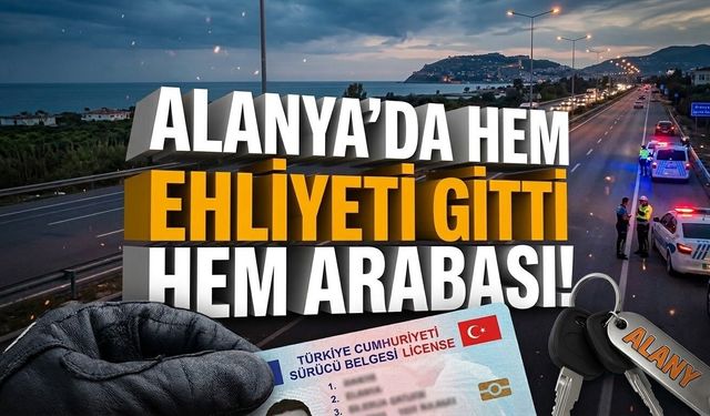 Trafiği felç etmişti: Hem ehliyeti gitti hem arabası!