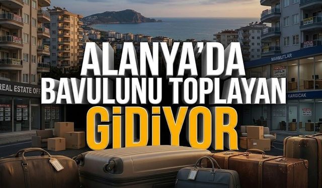Alanya’da devir teslim: Bavulunu toplayan gidiyor