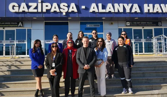 GZP Havalimanı’nda kadınların gücü sergileniyor