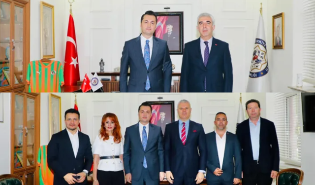 Kaymakamlık makamında trafik yoğun: ALKÜ ve emlakçılardan ziyaret