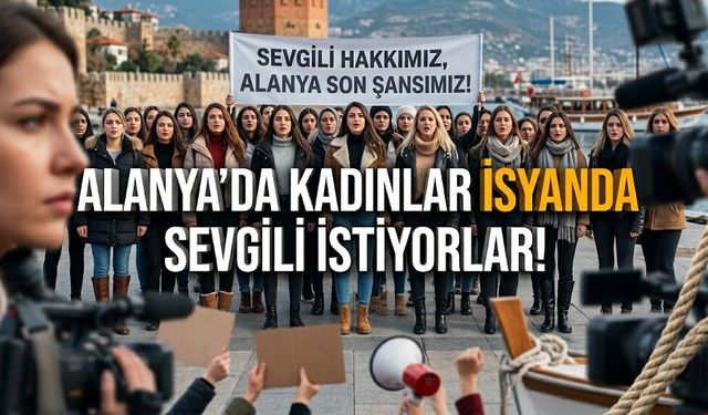 Alanya’da kadınlar isyanda, sevgili istiyorlar!