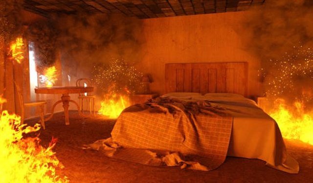 Korkutan alevler: 3 yıldızlı otelde yangın çıktı