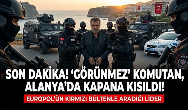 SON DAKİKA! 'Görünmez' Komutan, Alanya'da kapana kısıldı!