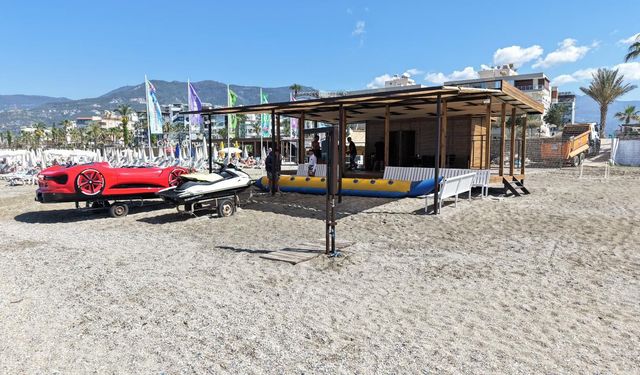 Alanya sahillerinde konfor ve kalite artıyor