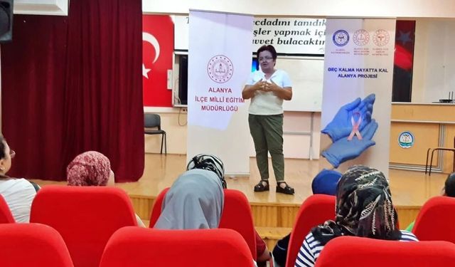 Alanya’da velilere hayat kurtaran eğitim