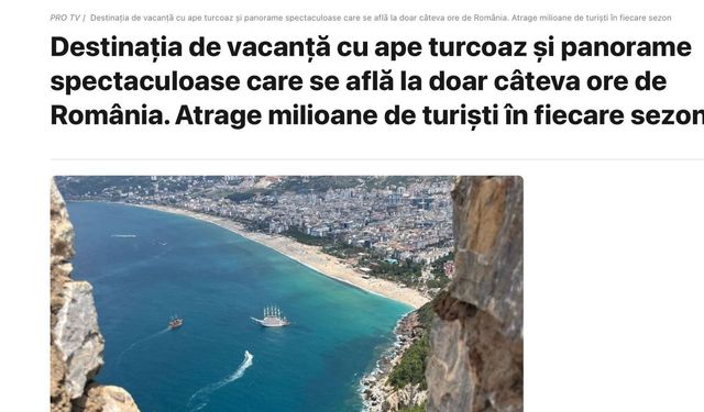 Avrupa basını Alanya’yı manşetlerine taşıdı