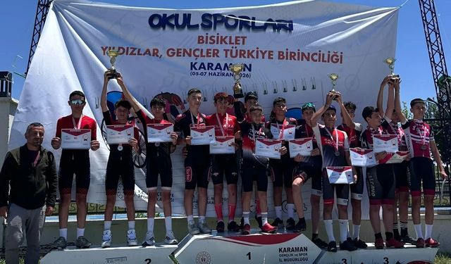Alanya’nın genç bisikletçilerinden büyük başarı