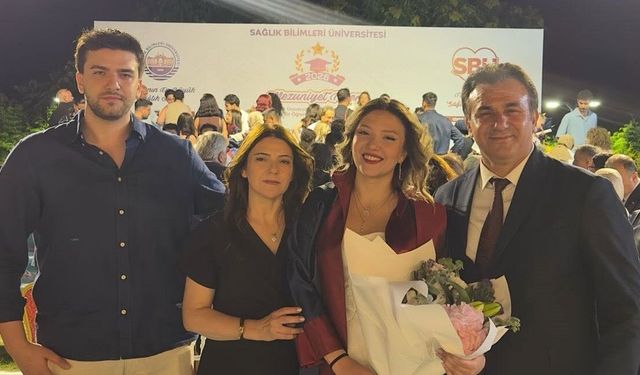 Alanya’nın gurur günü: Simge Yılmaz, beyaz önlüğünü giydi