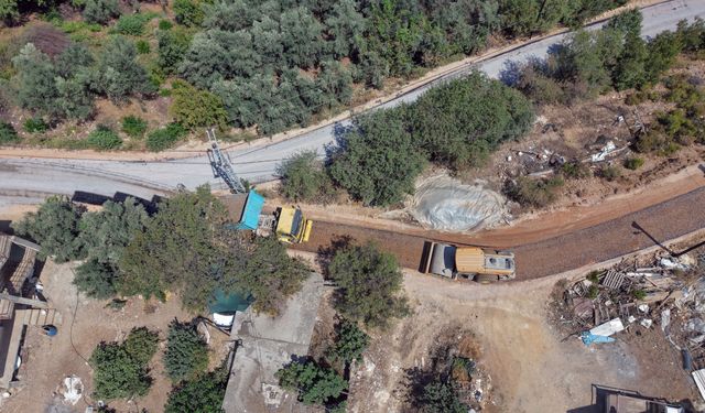 Alanya Belediyesi'nin kırsalda hizmet atağı sürüyor