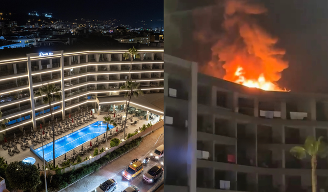 Elysee Rive Hotel’de yangın! Turistler tahliye edildi, ihmal iddiaları...