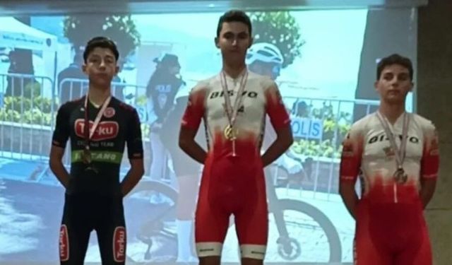Alanyalı genç pedal Muğla’da ikinci oldu