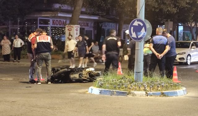Mahmutlar'da kaza: 17 yaşındaki genç ağır yaralandı